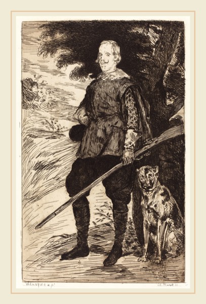 Edouard Manet after Diego VelÃ¡zquez (French, 1832-1883), Philip IV (Philippe IV), 1862, etching