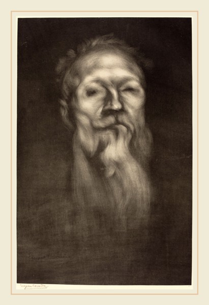 EugÃ¨ne CarriÃ¨re (French, 1849-1906), Rodin, 1897, lithograph
