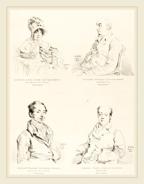Jean-Auguste-Dominique Ingres (French, 1780-1867), Sylvester (Douglas) Lord Glenbervie; Katherine