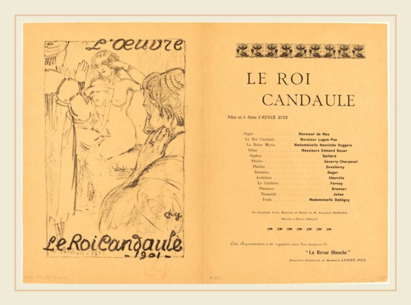 Charles Guérin, Le Roi Candaule, French, 1875-1939, 1901, lithograph in black on wove paper