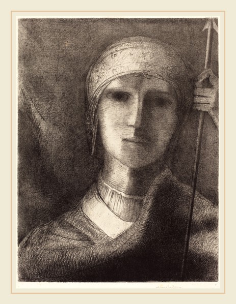 Odilon Redon (French, 1840-1916), Parsifal, 1892, lithograph