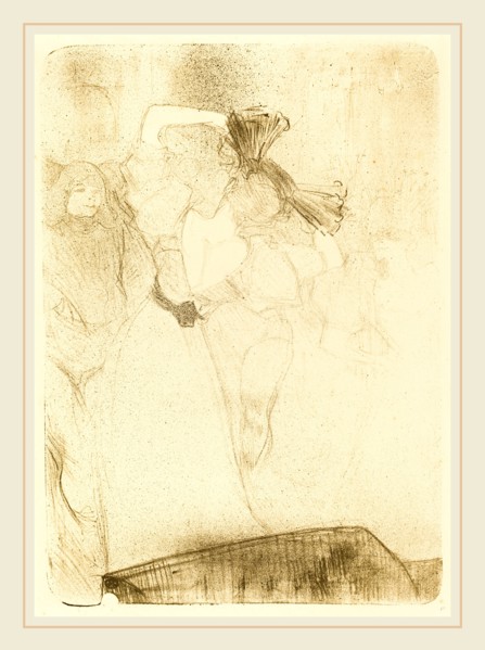 Henri de Toulouse-Lautrec (French, 1864-1901), Lender from the Back Dancing the Bolero in