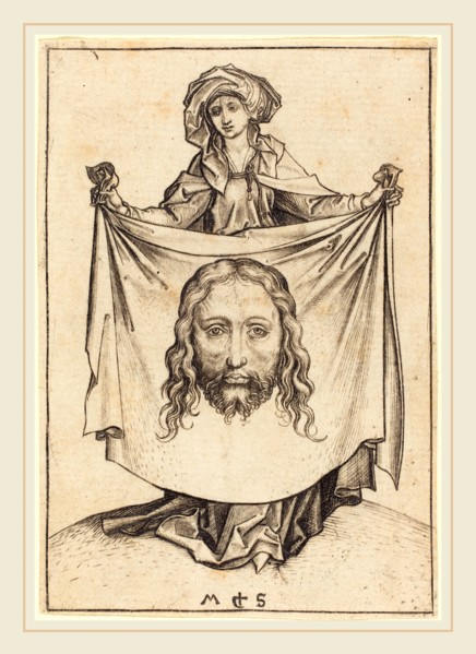 Martin Schongauer (German, c. 1450-1491), Saint Veronica, c. 1480, engraving