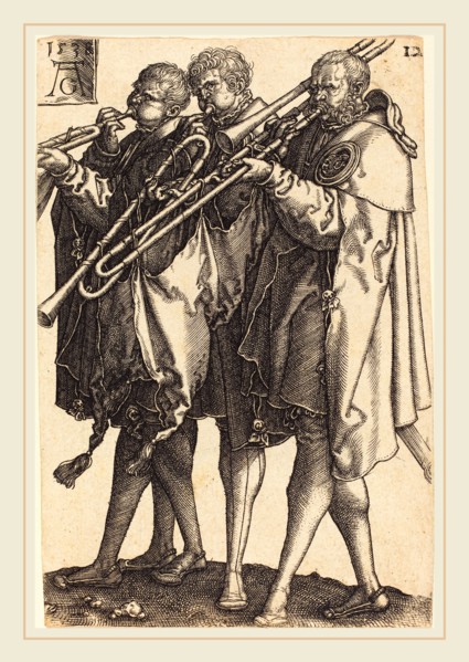 Heinrich Aldegrever (German, 1502-1555-1561), Large Wedding Dancers, 1538, engraving