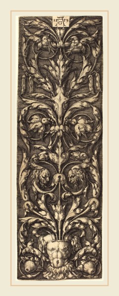 Heinrich Aldegrever (German, 1502-1555-1561), Ornament, 1553, engraving