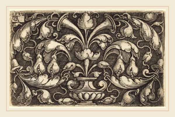 Heinrich Aldegrever (German, 1502-1555-1561), Ornament, 1532,
