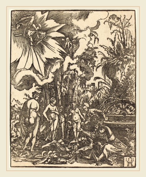 Albrecht Altdorfer (German, 1480 or before-1538), The Judgment of Paris, 1511, woodcut