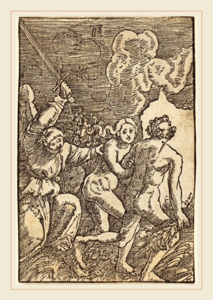 Albrecht Altdorfer (German, 1480 or before-1538), Expulsion from Paradise, c. 1513, woodcut