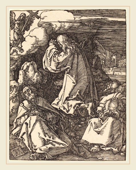 Albrecht DÃ¼rer (German, 1471-1528), Christ on the Mount of Olives, probably c. 1509-1510, woodcut