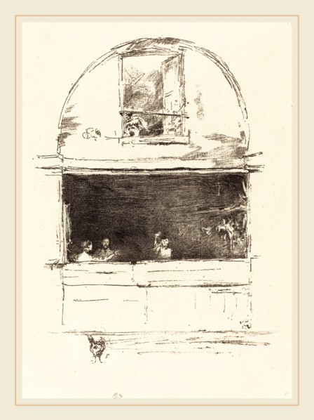 James McNeill Whistler (American, 1834-1903), The Forge-Passage du Dragon, 1894, lithograph