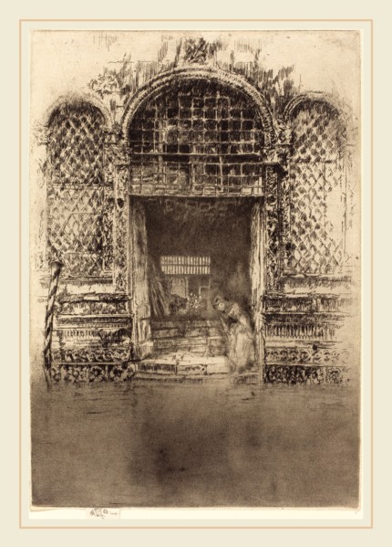 James McNeill Whistler (American, 1834-1903), The Doorway, 1880, etching
