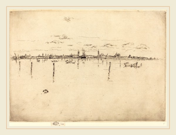 James McNeill Whistler (American, 1834-1903), Little Venice, 1880, etching