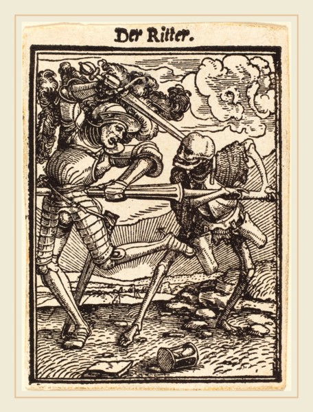 Hans Holbein the Younger (German, 1497-1498-1543), Knight, woodcut