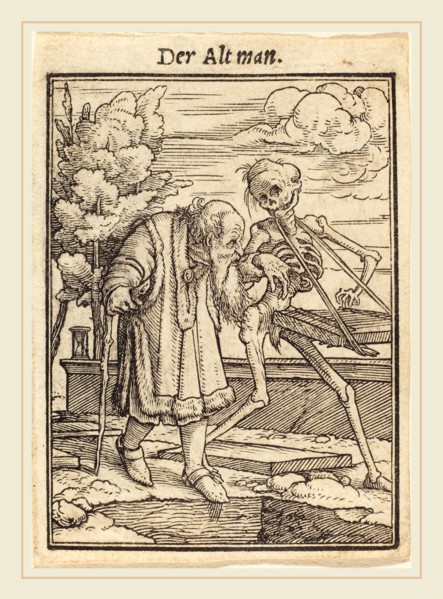 Hans Holbein the Younger (German, 1497-1498-1543), Old Man, woodcut