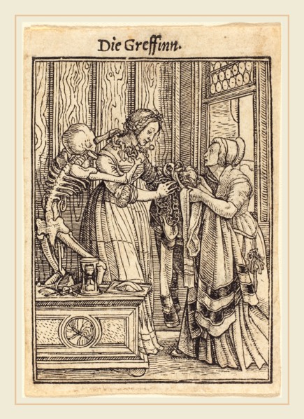 Hans Holbein the Younger (German, 1497-1498-1543), Countess, woodcut