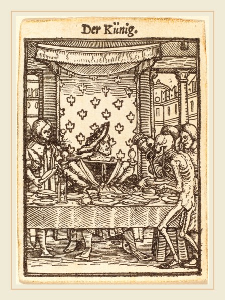 Hans Holbein the Younger (German, 1497-1498-1543), King, woodcut