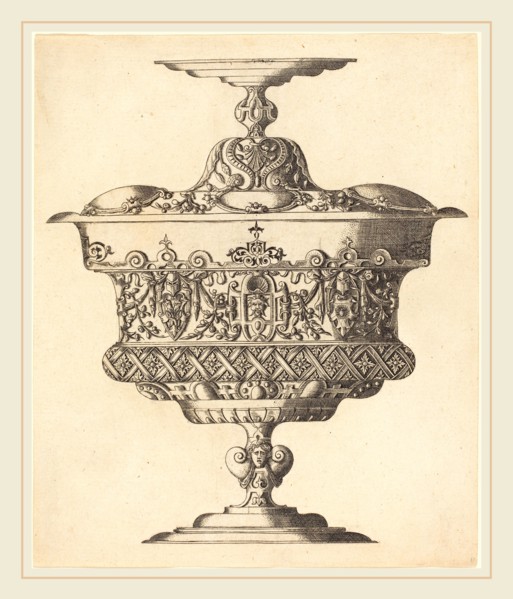 Wenzel Jamnitzer I (German, 1508-1585), Cup, etching