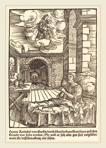 Master of the Miracles of Mariazell (German, active early 16th century), Hanns Krumbel von Ewsitz,