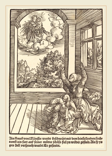 Master of the Miracles of Mariazell (German, active early 16th century), Ain khnab von Mansee