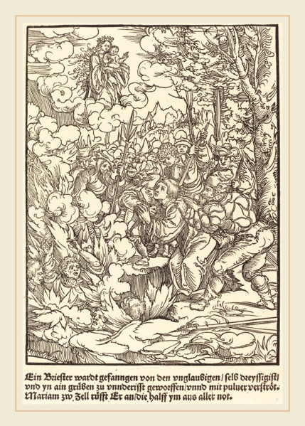 Master of the Miracles of Mariazell (German, active early 16th century), Ein Briester wardt