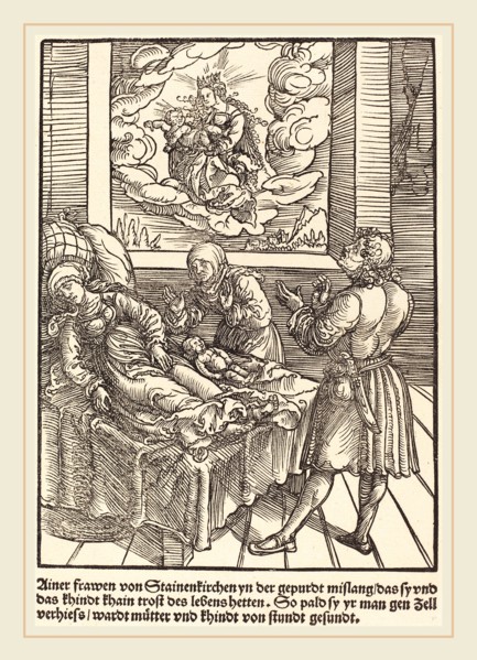 Master of the Miracles of Mariazell (German, active early 16th century), Ainer frawen von