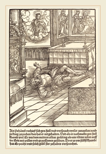 Master of the Miracles of Mariazell (German, active early 16th century), Ain Pehamss verheiss sich