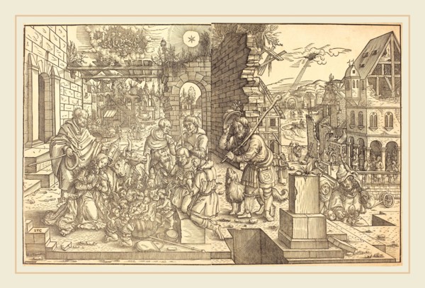 Master of the Adoration of the Shepherds (German, active c. 1520-1540), The Adoration of the