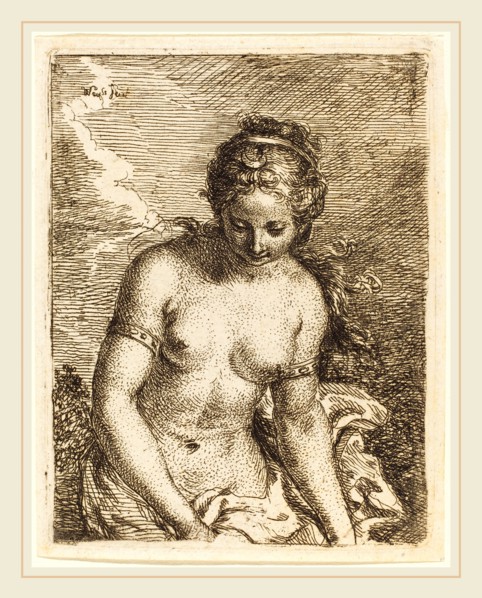 BartholomÃ¤us Ignaz Weiss (German, 1740-1814), Diana, etching