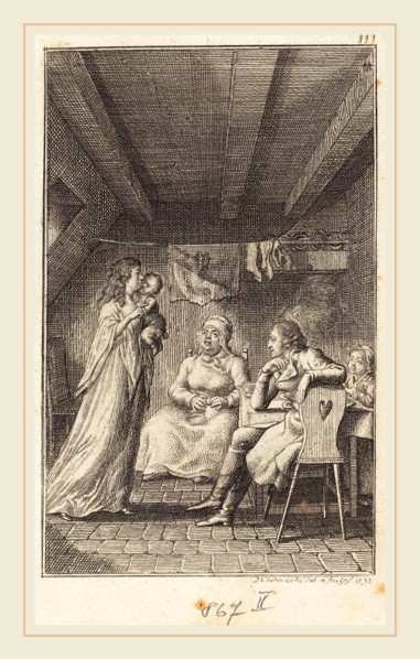 Daniel Nikolaus Chodowiecki (German, 1726-1801), The Voyage to Paris, 1798, etching