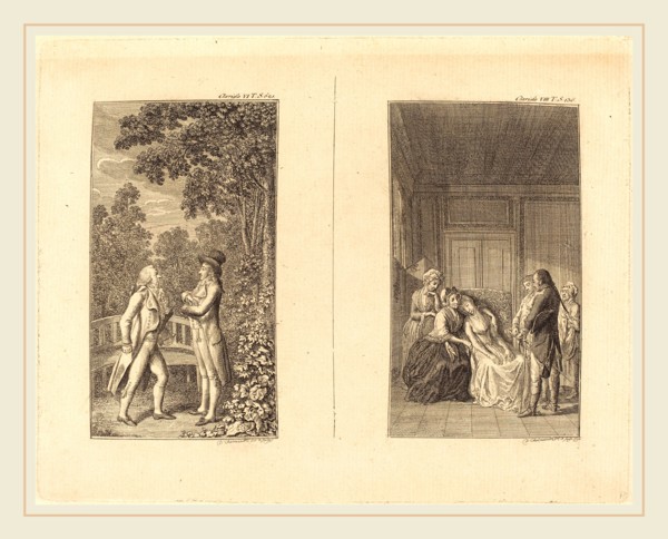 Daniel Nikolaus Chodowiecki (German, 1726-1801), Clarissa, 1796, etching