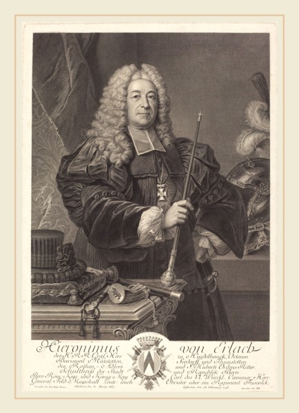 Johann Georg Wille after Carlo Francesco Rusca, Cavalier (German, 1715-1808), Johann von Erlach,