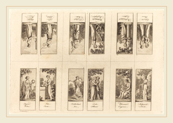 Daniel Nikolaus Chodowiecki (German, 1726-1801), Good Human Qualities, 1789, etching