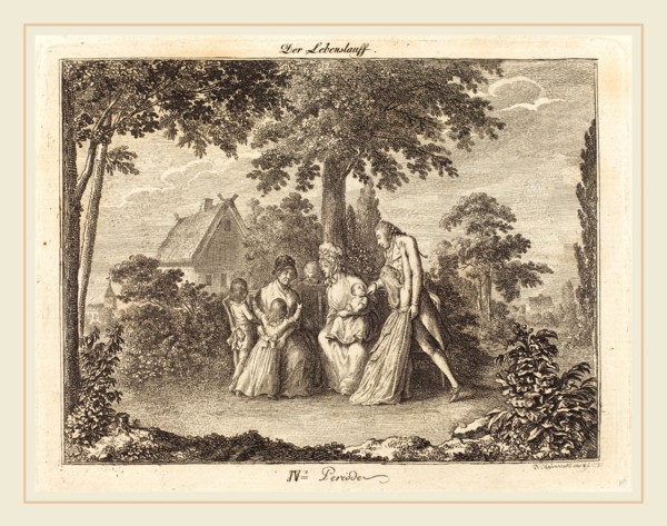 Daniel Nikolaus Chodowiecki (German, 1726-1801), Growing Family, 1793, etching