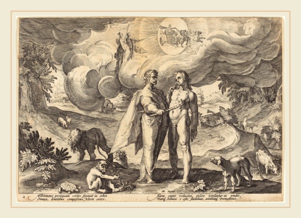 Workshop of Hendrik Goltzius after Hendrik Goltzius (Flemish, 1574-1575-after 1655), Prometheus