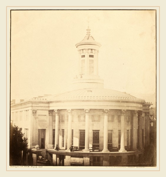 Frederick and William Langenheim (American, 1809-1879), Merchant's Exchange, Philadelphia, August