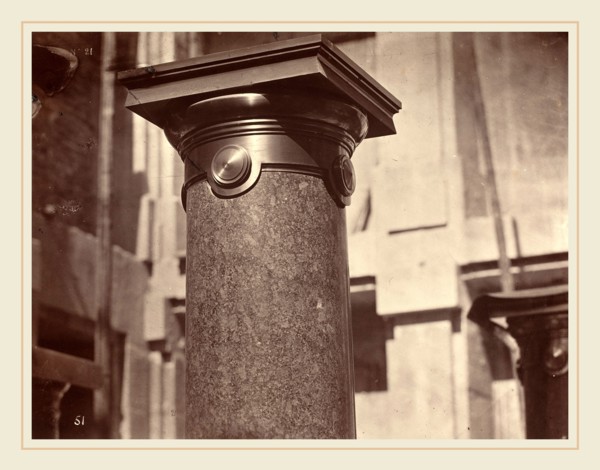Louis-Ãâmile Durandelle (French, 1839-1917), Rostral Column, 1868, albumen print, printed 1878-1881