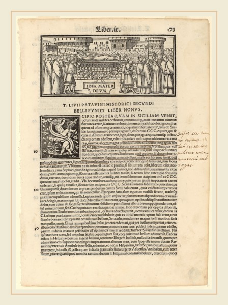 Attributed to Zoan Andrea (Italian, active c. 1475-1519), Page from Livius Historiabum Libri, 1520,