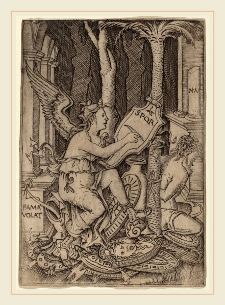 Nicoletto da Modena (Italian, active 1500-1512), Fama, c. 1507, engraving