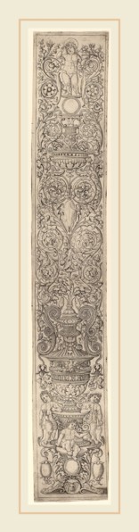 Giovanni Pietro Birago and Zoan Andrea (Italian, active c. 1475-1519), Ornament Panel: Three