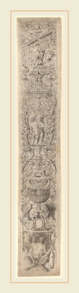 Giovanni Pietro Birago and Zoan Andrea (Italian, active c. 1475-1519), Ornament Panel: Satyr