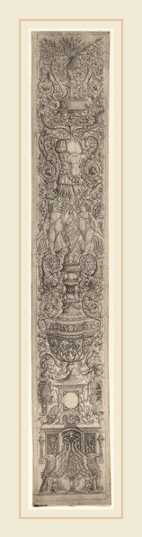 Giovanni Pietro Birago and Zoan Andrea (Italian, active c. 1475-1519), Ornament Panel: Griffins and