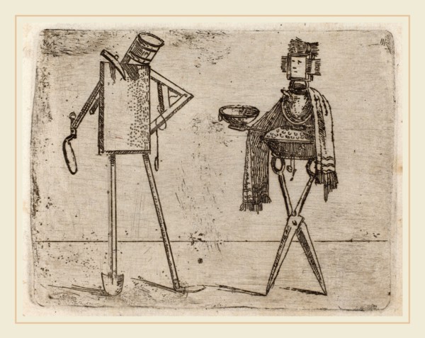 Giovanni Battista Bracelli (Italian, active c. 1624-1649), From "Bizzarie di varie Figure", 1624,