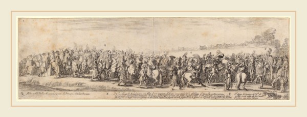 Stefano Della Bella (Italian, 1610-1664), Polish Nobles, His Excellency the Ambassador, and His