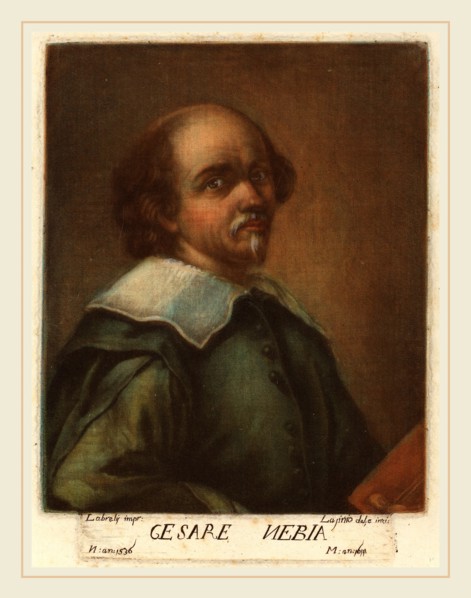 Carlo Lasinio (Italian, 1759-1838), Cesare Nebbla, color mezzotint