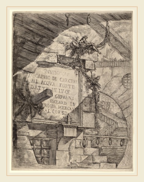 Giovanni Battista Piranesi (Italian, 1720-1778), Title Plate, published 1749-1750, etching,