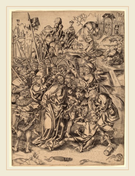 Netherlandish 15th Century, The Betrayal, 15th century, engraving