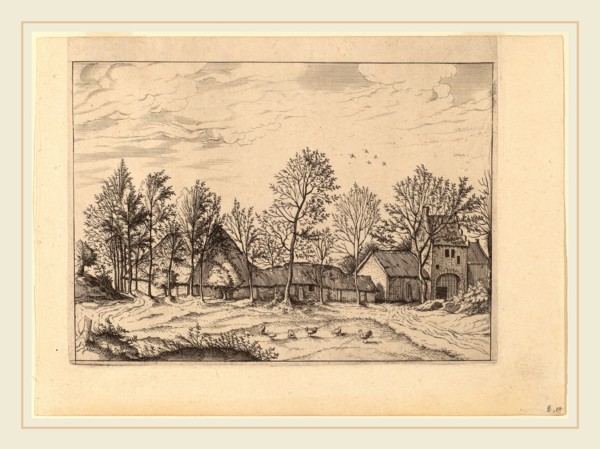 Johannes and Lucas van Doetechum after Master of the Small Landscapes (Dutch, died 1605), Farm with
