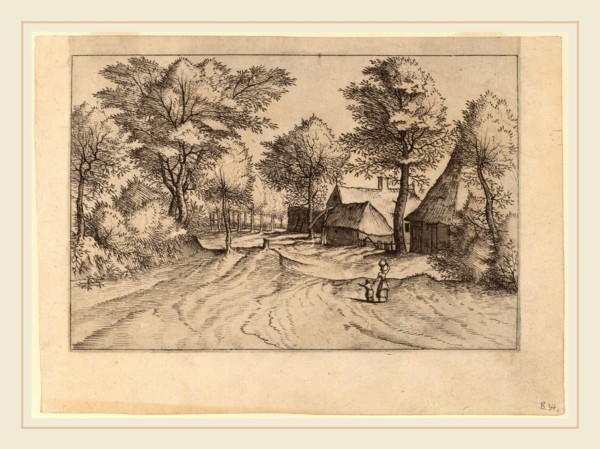 Johannes and Lucas van Doetechum after Master of the Small Landscapes (Dutch, died 1605), Village