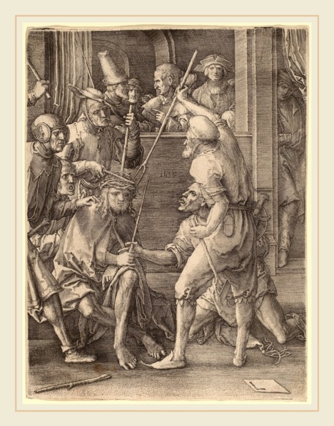 Lucas van Leyden (Netherlandish, 1489-1494-1533), Christ Crowned with Thorns, 1519, engraving