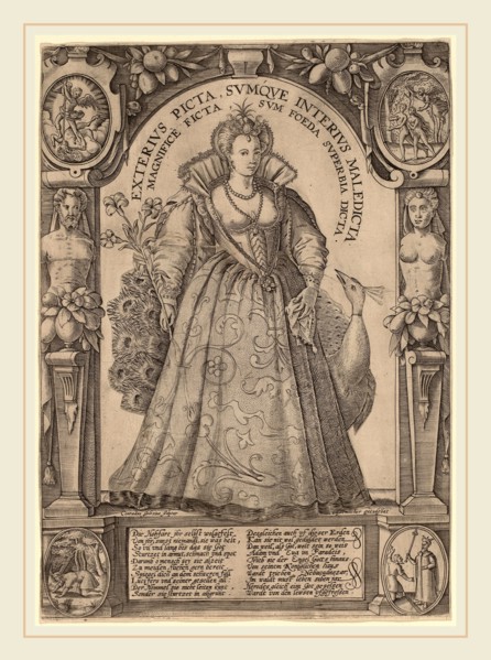 Conrad Goltzius (Dutch, active 1587-active c. 1597), Pride, engraving